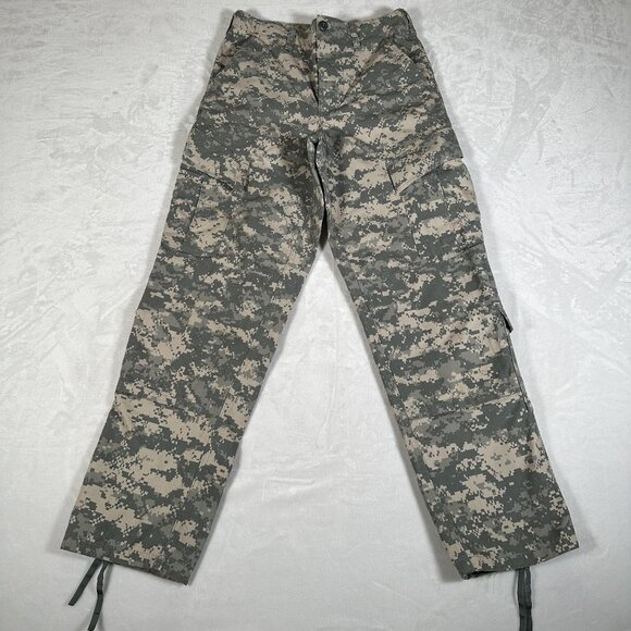 US Army Pants Men Size S Regular Cargo Pockets Camouflage Combat Uniform Trouser - Picture 1 of 14